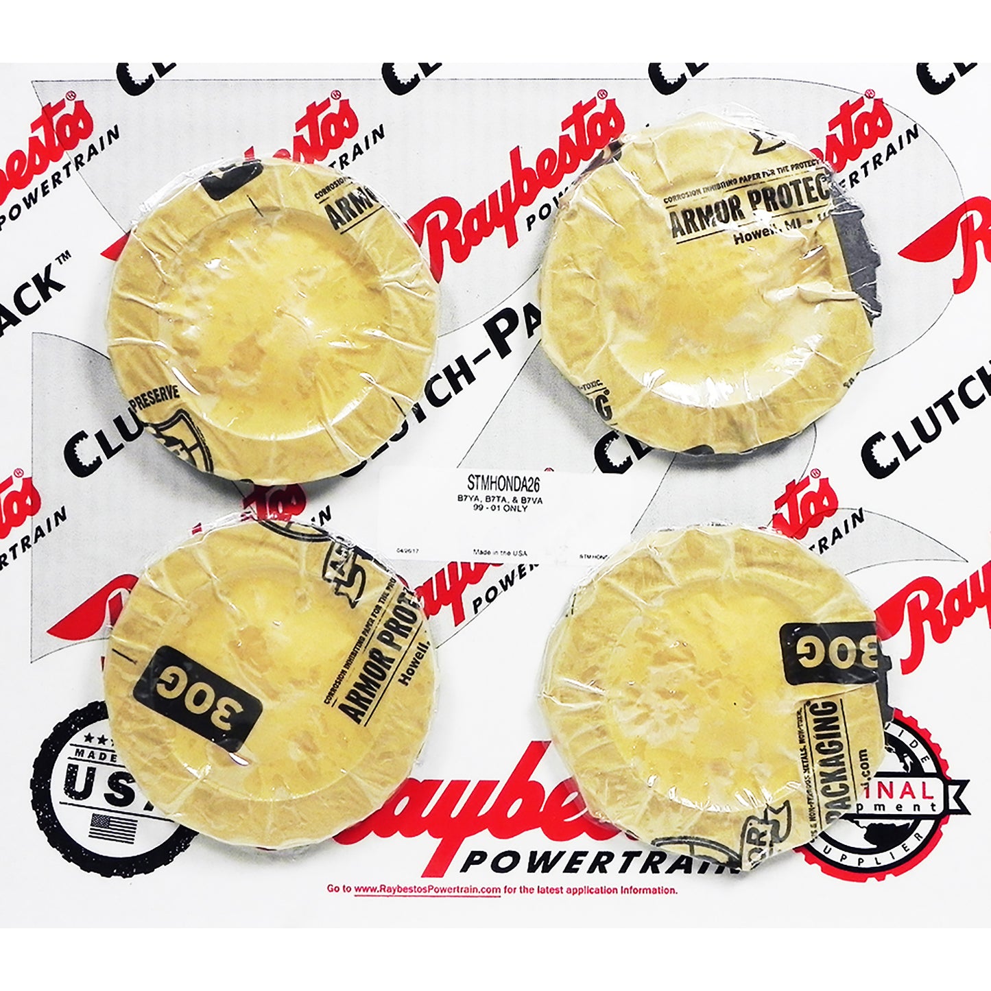 Juego discos acero Honda B7TA B7VA 1999-2001