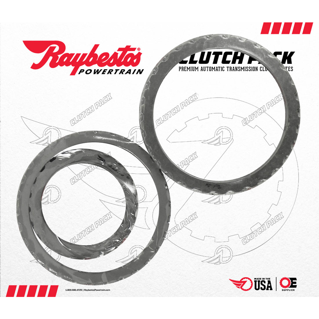 Juego discos acero 6R80 ZF6HP28 2010-