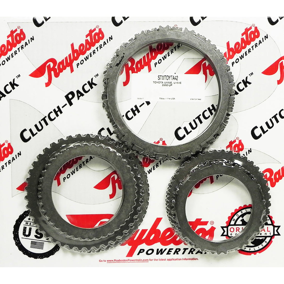 Juego discos acero Toyota U150E U151E 2002-