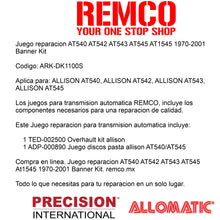 Juego reparacion AT540 AT542 AT543 1969- Banner Kit