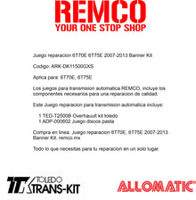 Juego reparacion 6T70 6T75 2007-2012 Banner Kit