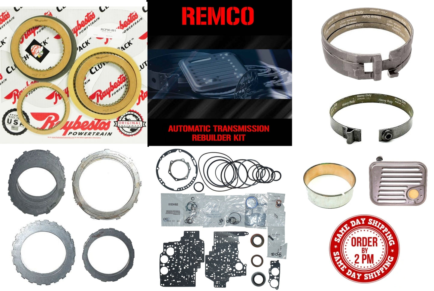 Juego reparacion aceros banda reversa 4L80E 89-96 Raybestos