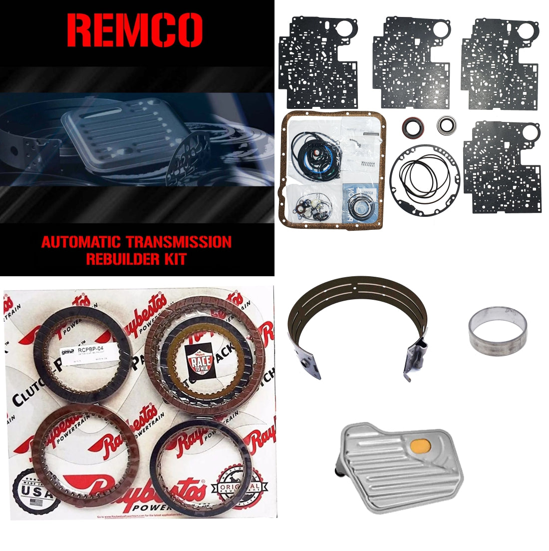 Juego reparacion 4L60E 1993-1997 GEN2 Raybestos azules