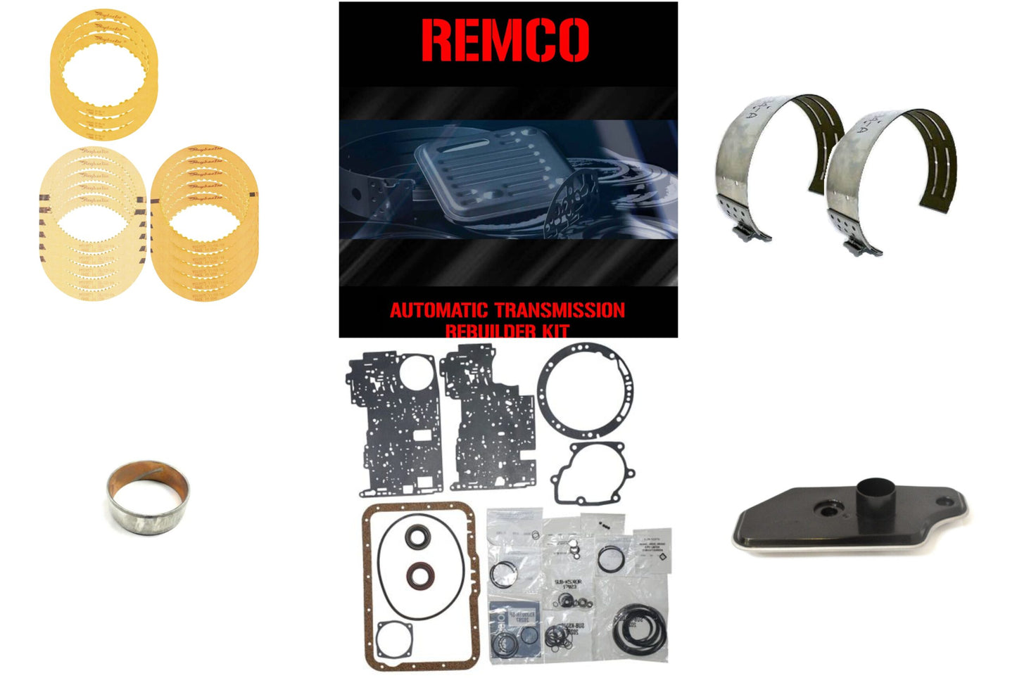 Juego reparacion 4R44E 1995-1996 filtro alto raybestos