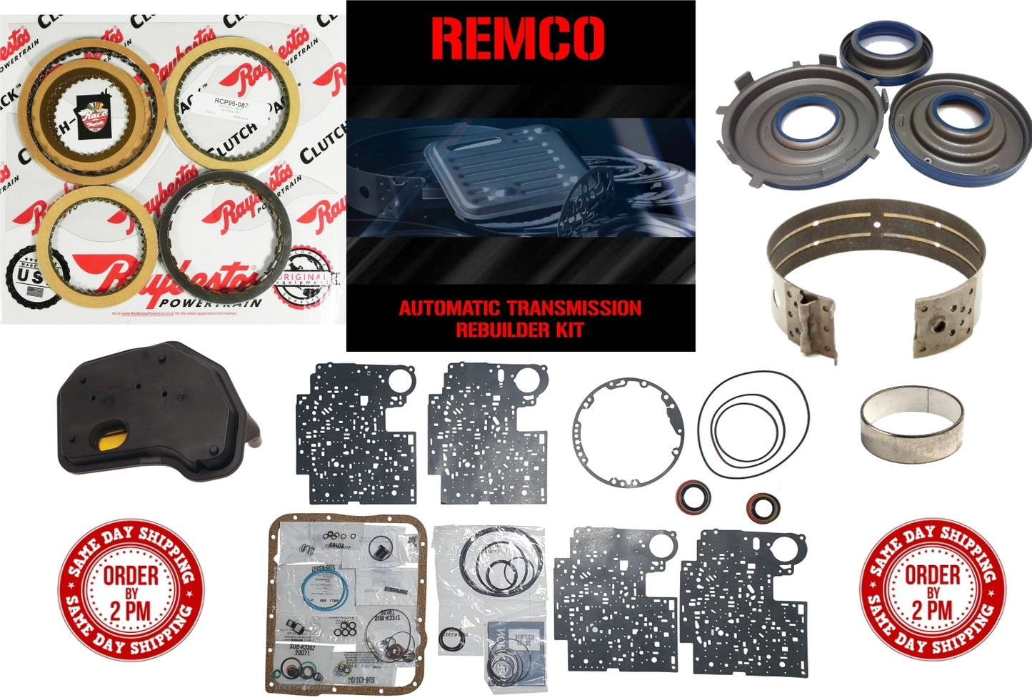 Juego reparacion Chevrolet 4L60E 1997-2003 Raybestos y pistones