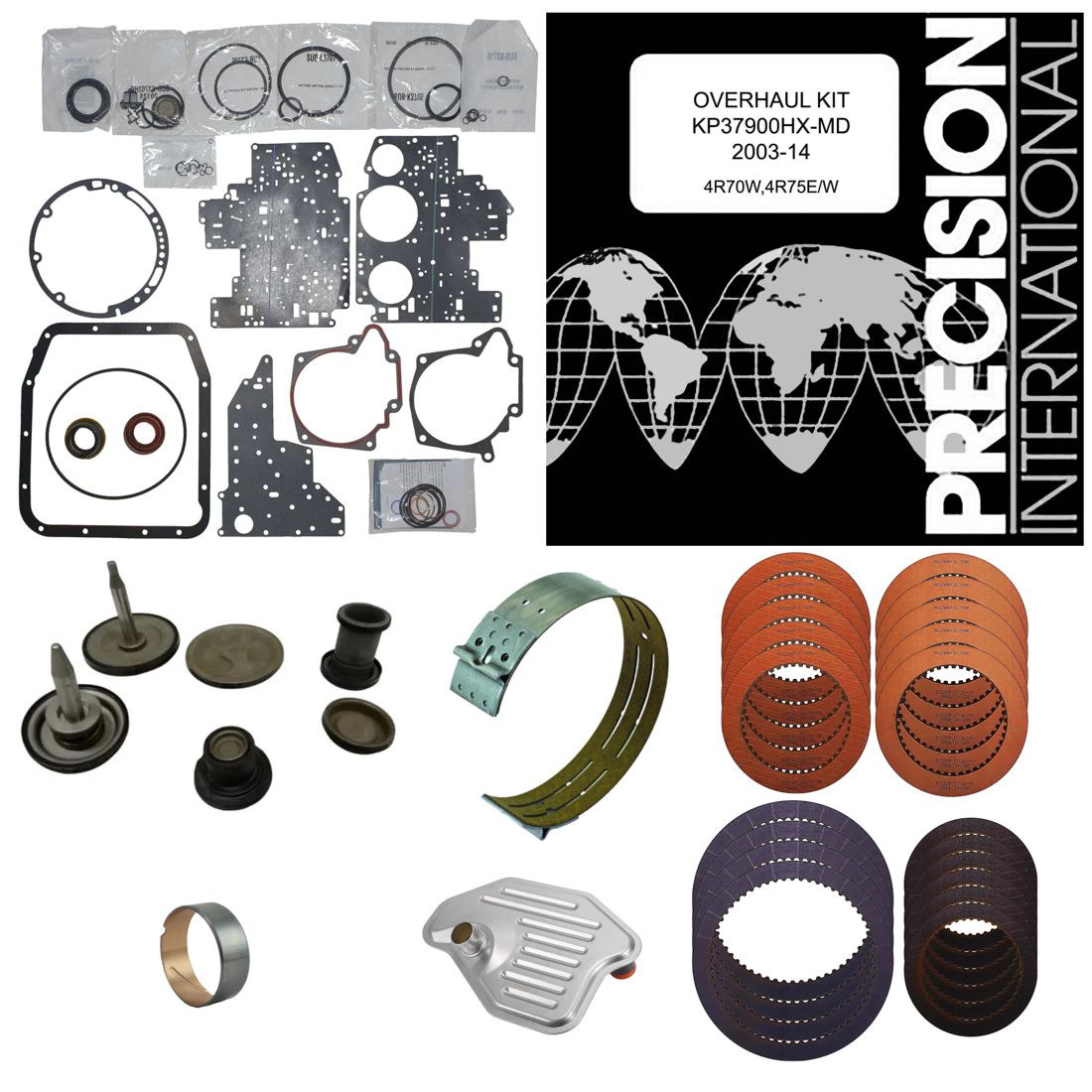 Juego reparacion con pistones 4R70W 4R75W AODE 2003-