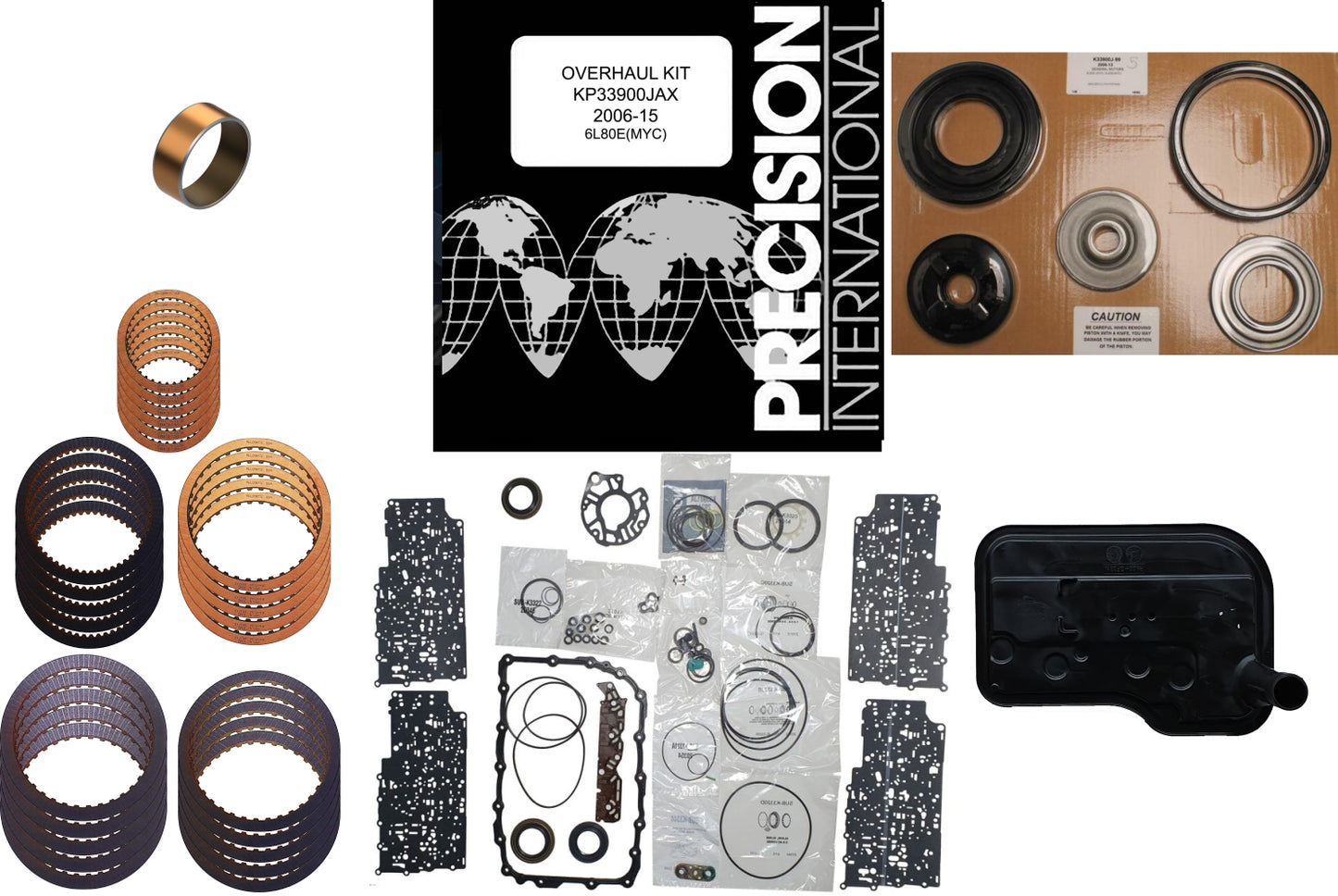 Juego Reparacion Basica con pistones Transmision 6L80E 2006-