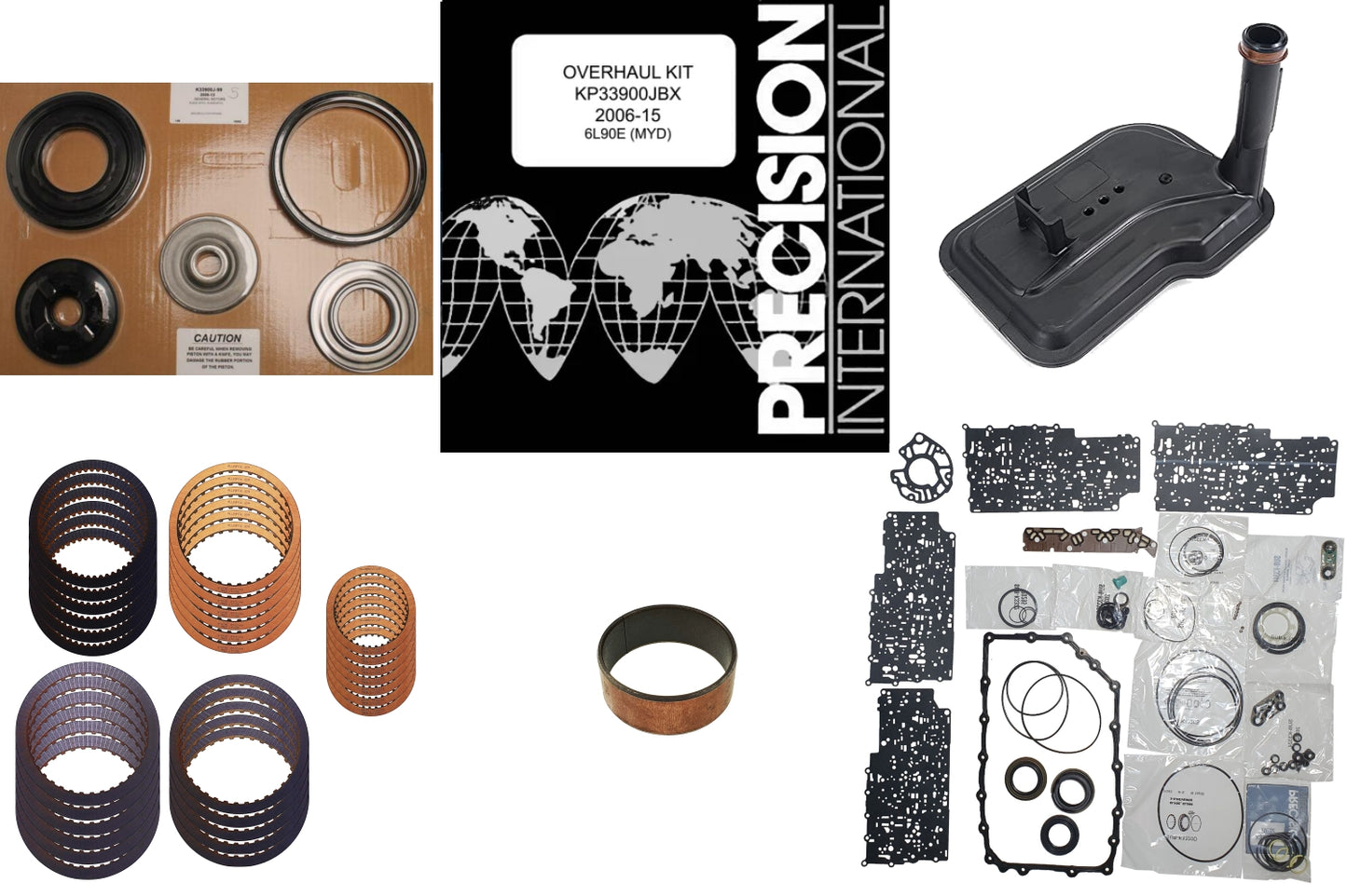 Juego Reparacion Basica Con Pistones Transmision 6L90E 2006-