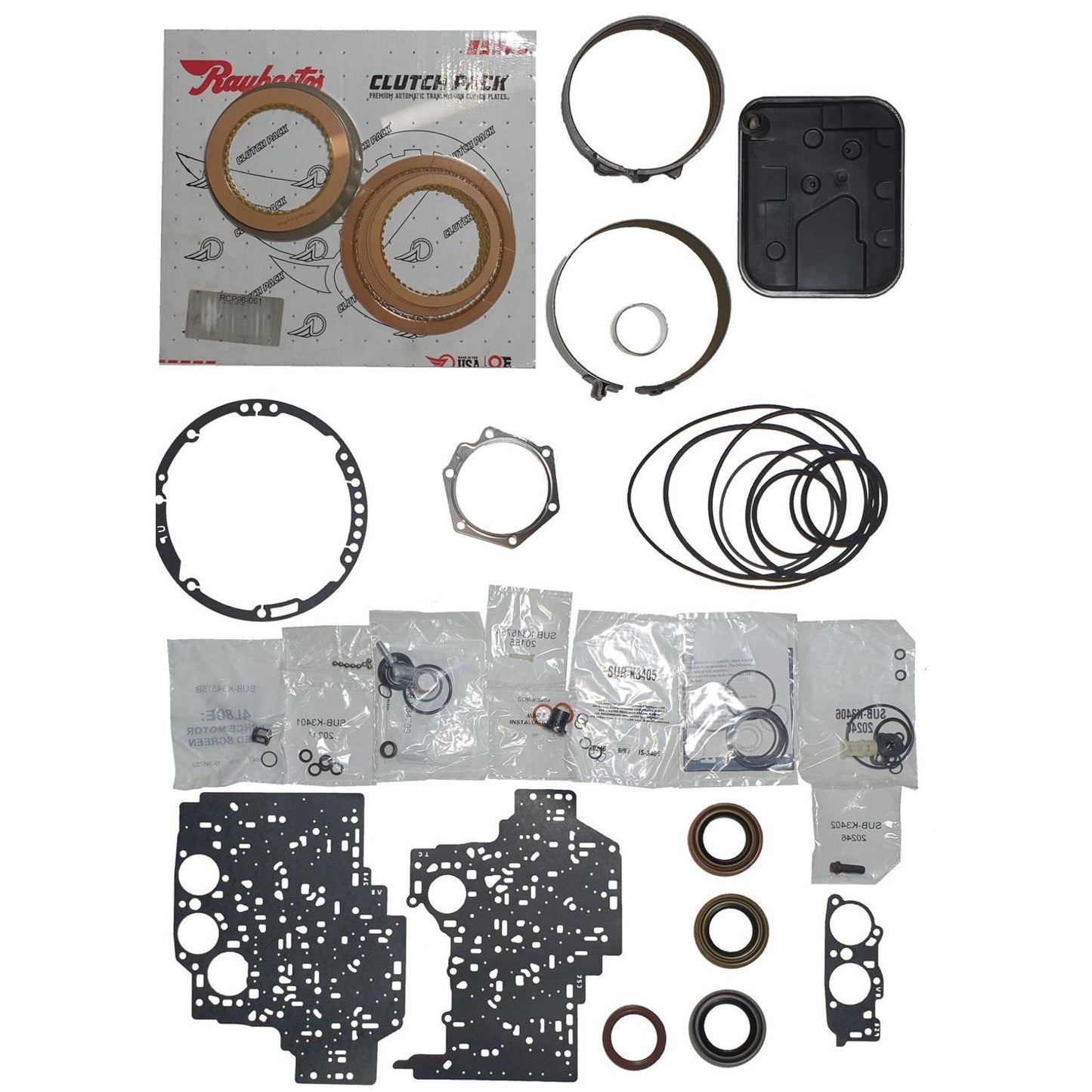 Juego reparacion y banda reversa 4L80E 1997- Raybestos