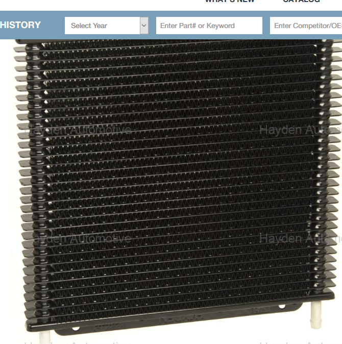 Enfriador auxiliar Hayden heavy duty 3/4" x 11" X 11 5/8" 30000 LB