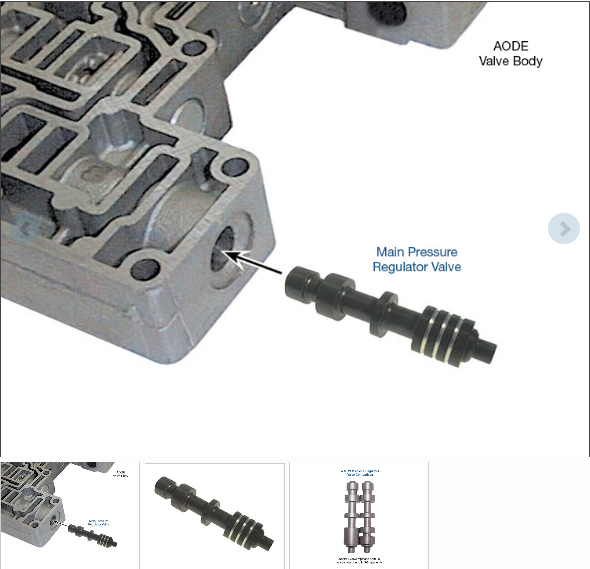 VALVE PRESSURE REG. AODE 4R70W 96-UP