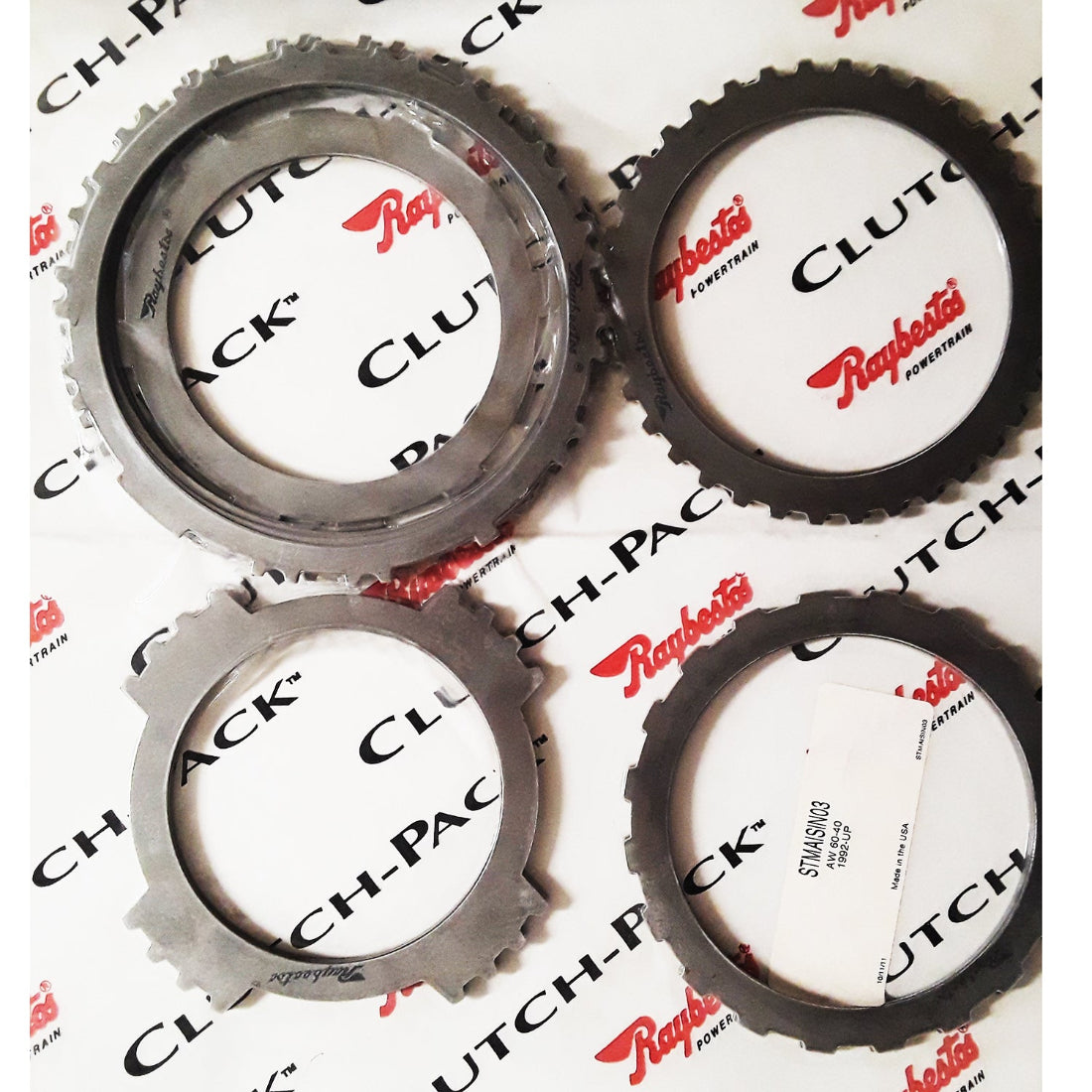 Juego discos acero Monza AW60 1995-