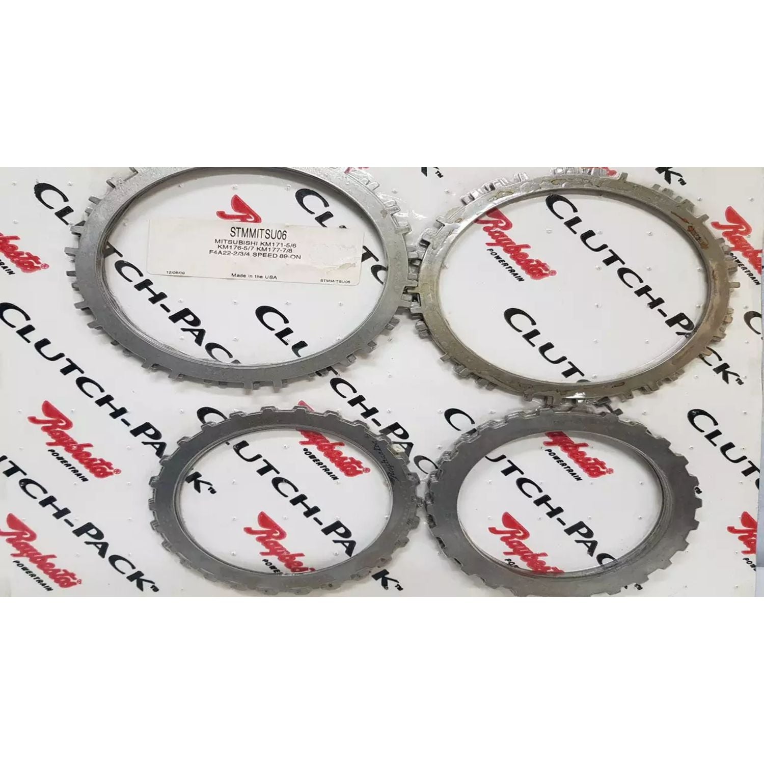 Juego discos acero KM171-5 KM171-6 KM176-5 KM176-7 KM177-7 KM177-8 F4A22-2 F4A22-3 1989-