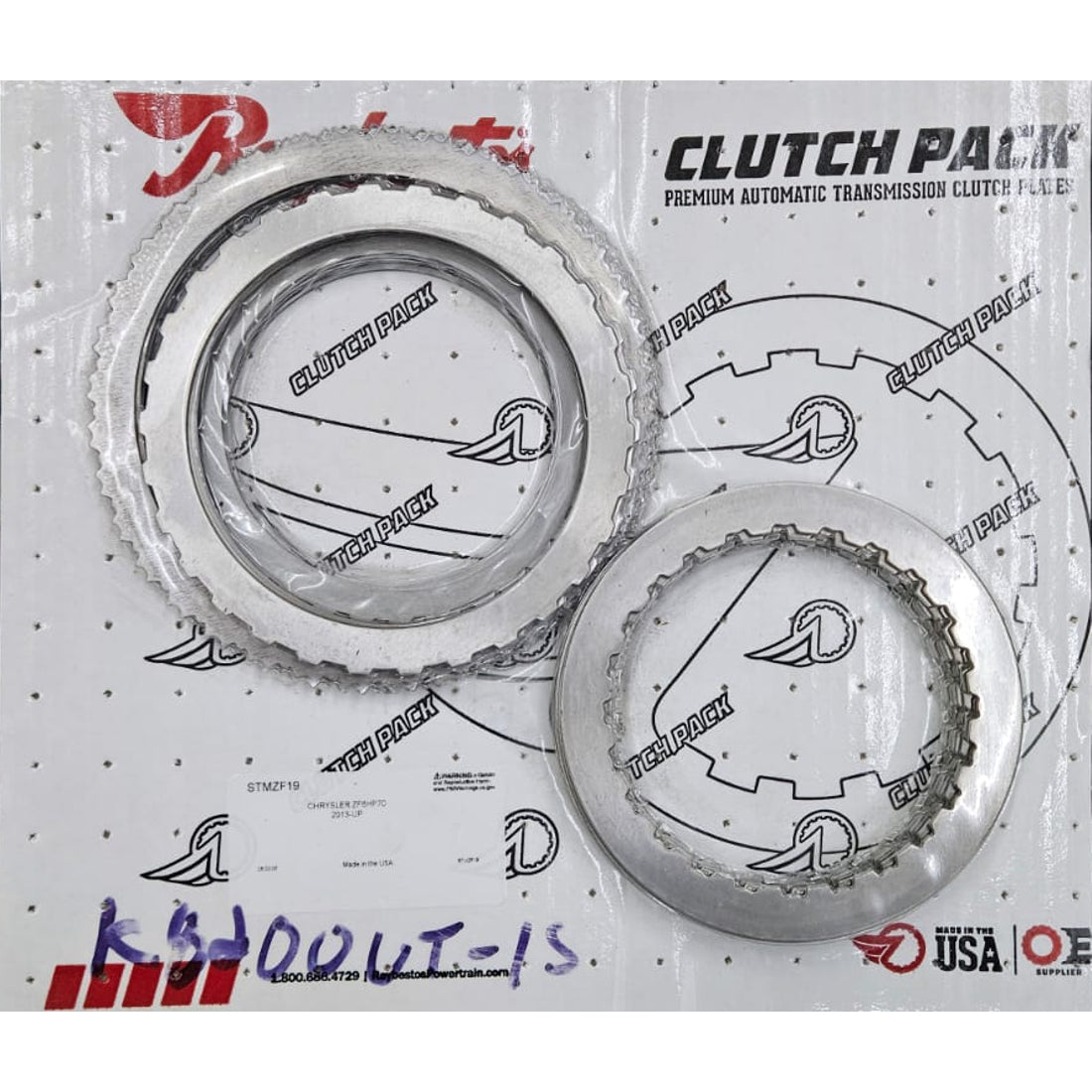 Juego discos acero ZF8HP70 2010-2014