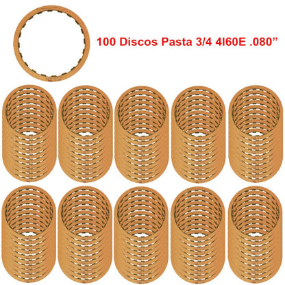 100 Discos pasta 3/4 .080 20d 4L60E 1982-