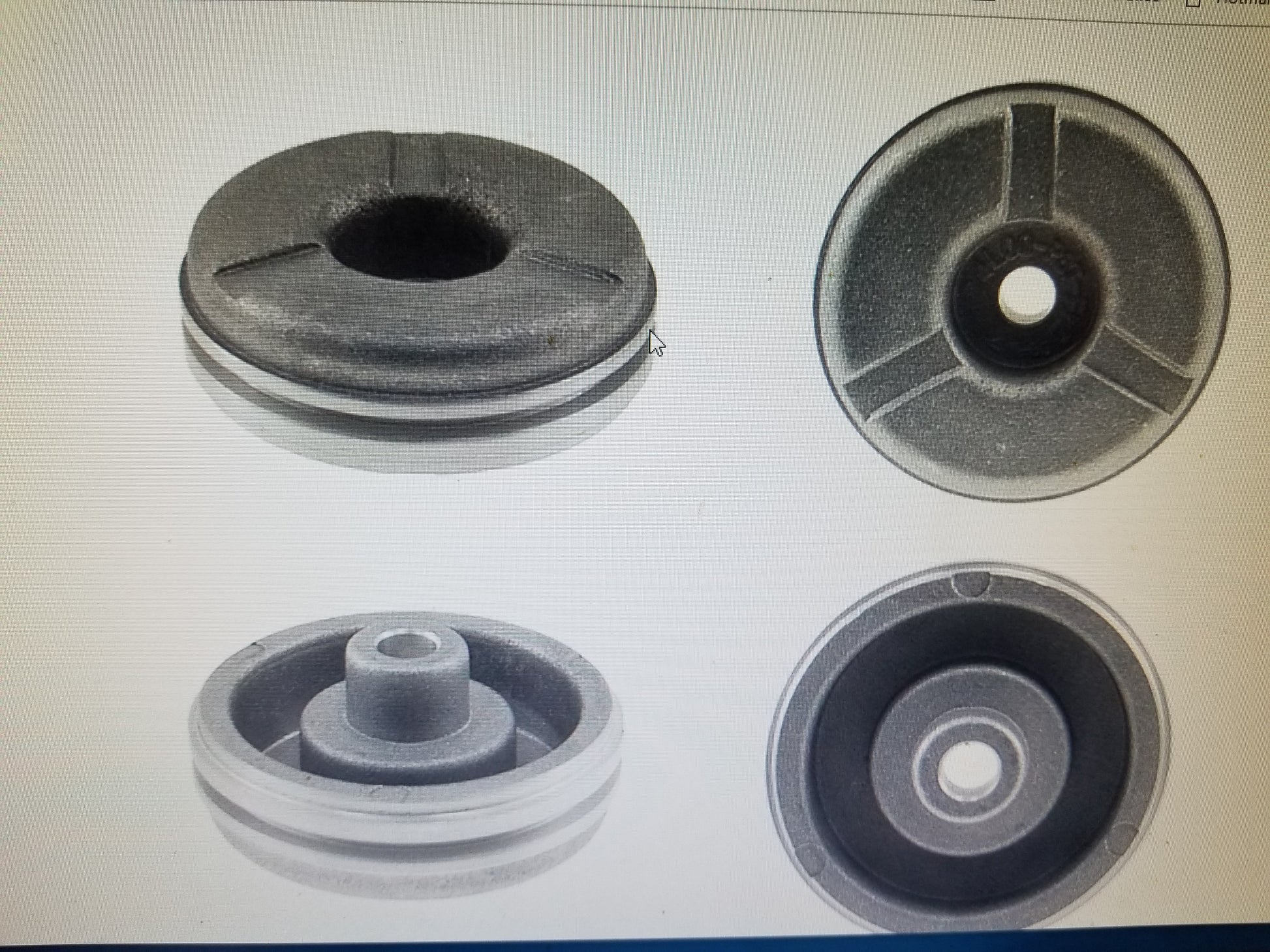 Piston, 4L65E 1-2 Accum (Aluminum No Legs, Small Hole) .236" Pin (TRANSG.O) 4L60-FWD