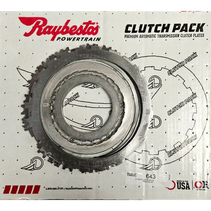 Juego discos acero Ford 6F35 1era y 2da generacion 2012-