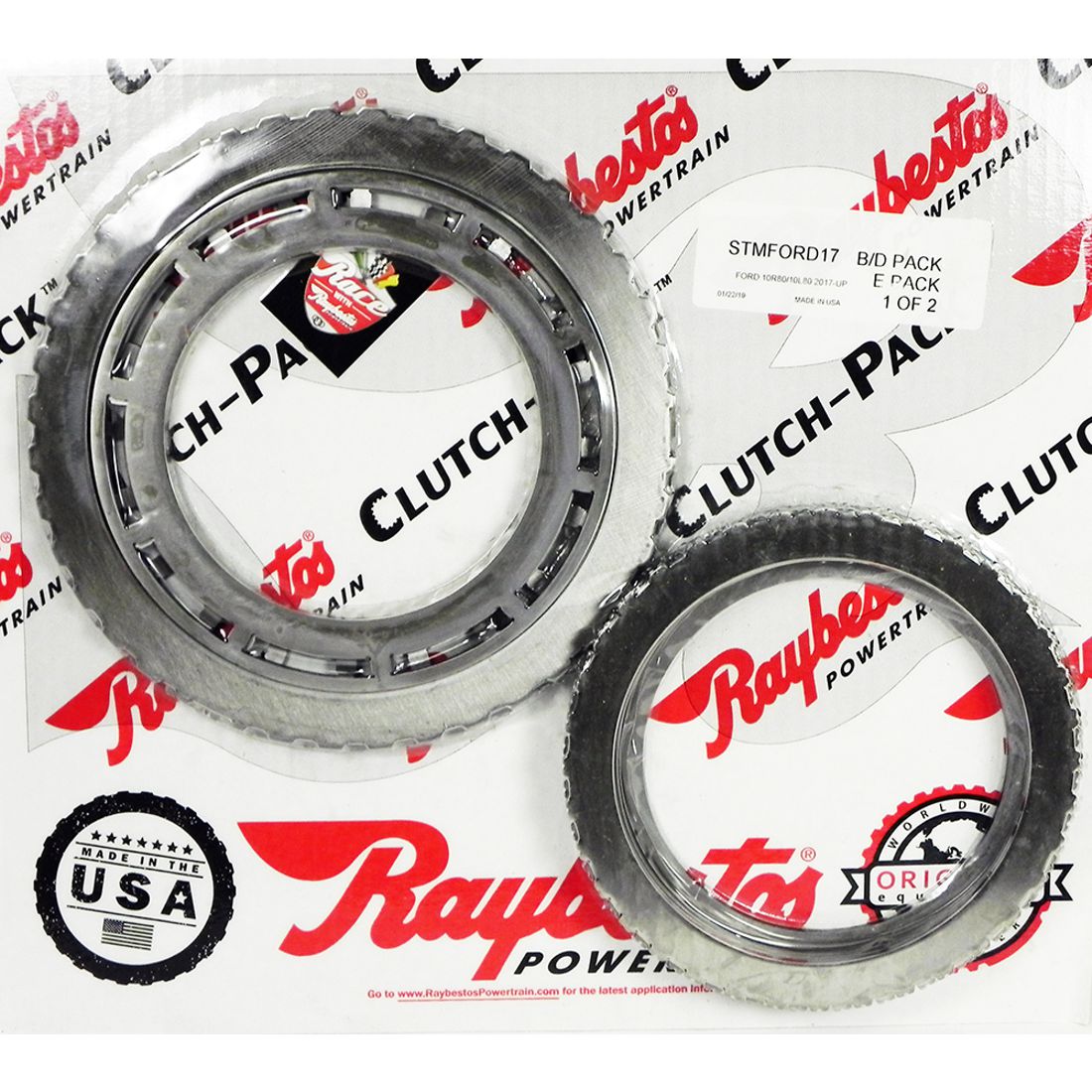 Juego discos acero 10R80 2017-