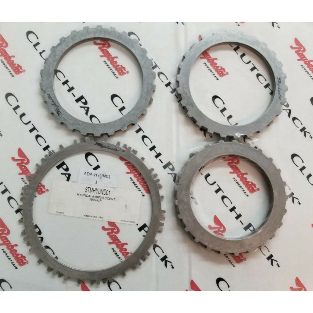 Juego discos acero A4BF3 2000-