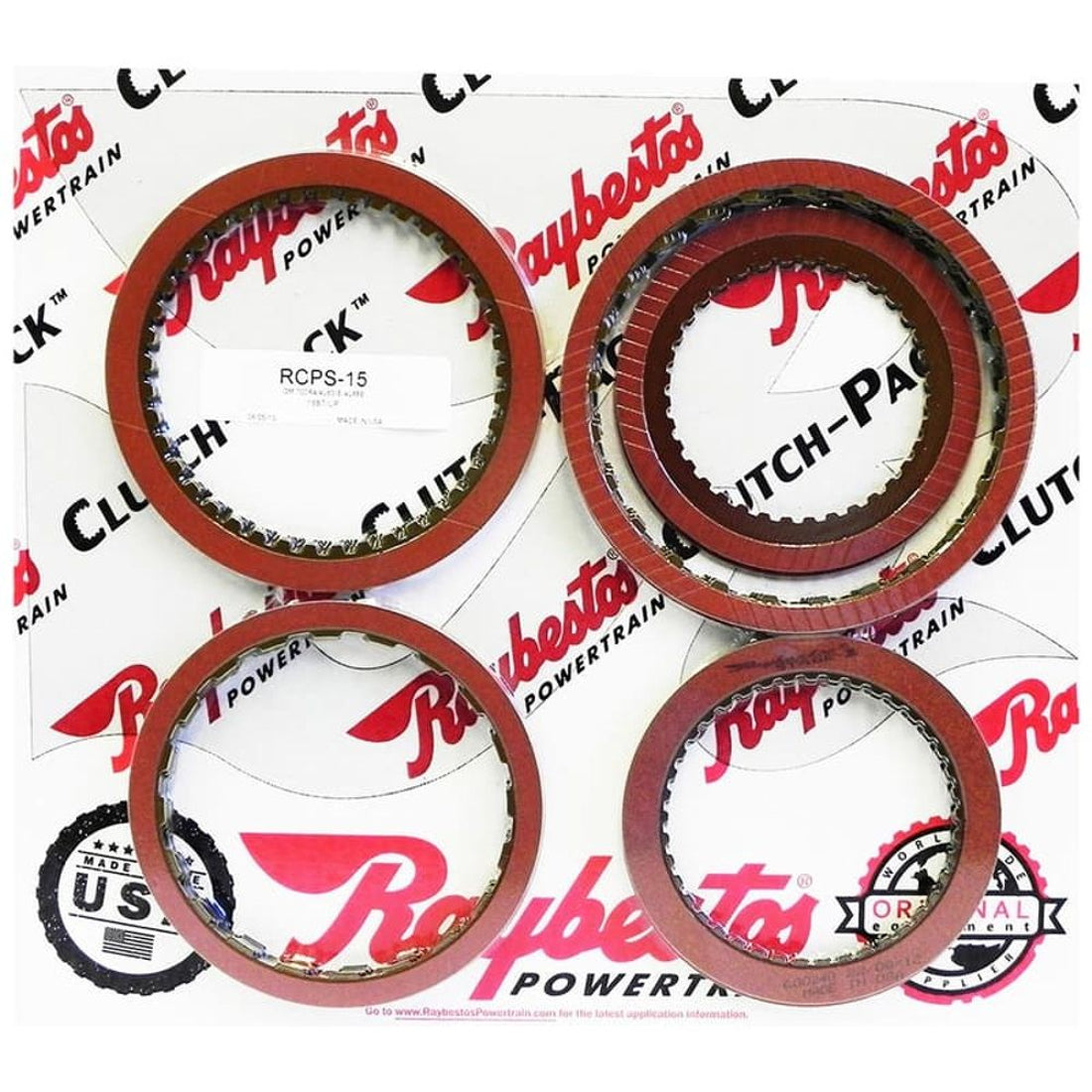 Juego discos pasta Raybestos 4L60E con 8 discos de 3/4 1982- Stage1