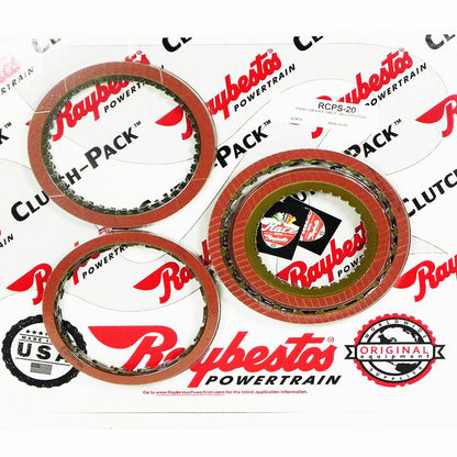 Juego discos pasta Raybestos 4L60E 1982- Stage1