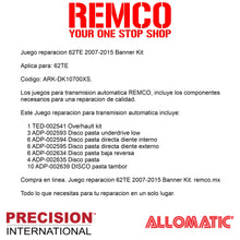 Juego reparacion 62TE 2007-2015 Banner Kit