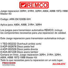 Juego reparacion A904 TF6 1972-1998 Master Kit