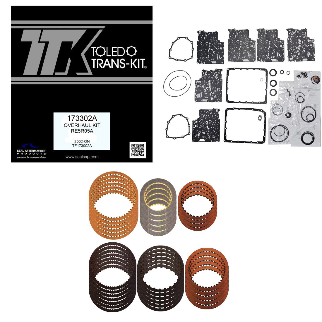 Juego reparacion RE5R05A V6 V8 2002- Banner Kit