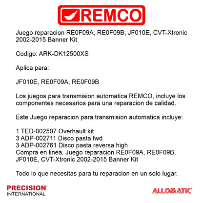 Juego reparacion JF010E 2004- Banner Kit