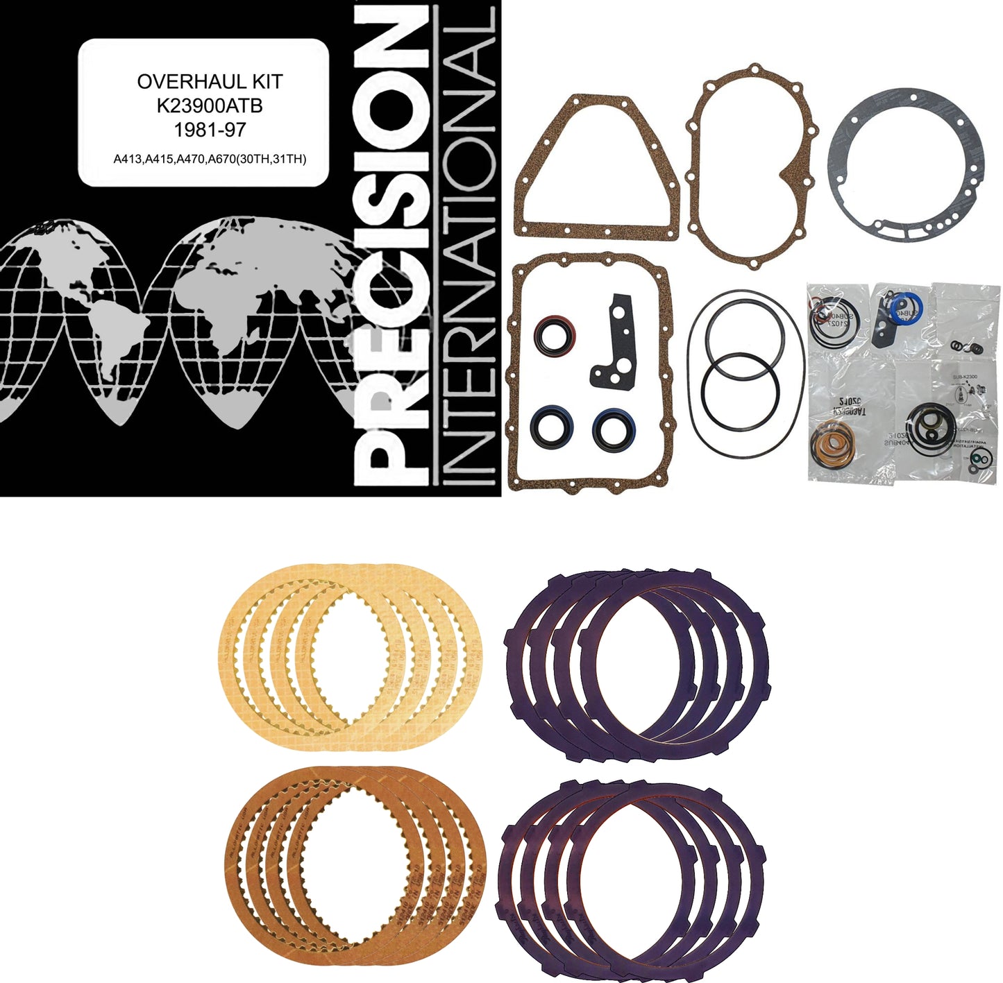 Juego reparacion A404 30TH A413 31TH A470 31TH A670 1978-2002 Master Kit