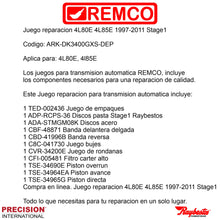 Juego reparacion 4L80E 4L85E 1997-2011 Stage1