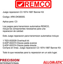 Juego reparacion C3 1974-1987 Banner Kit