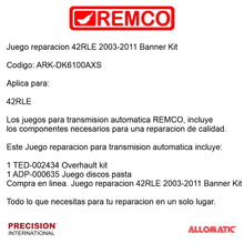Juego reparacion 42RLE 2003-2011 Banner Kit