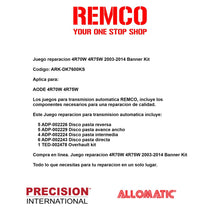 Juego reparacion 4R70W 4R75W 2003-2014 Banner Kit
