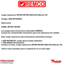 Juego reparacion 4R70W 4R75W 2003-2014 Banner Kit