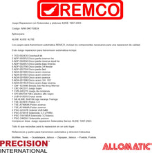 Juego reparacion 4L60E 4L65E 4L70E M70 1997-2003 Super master