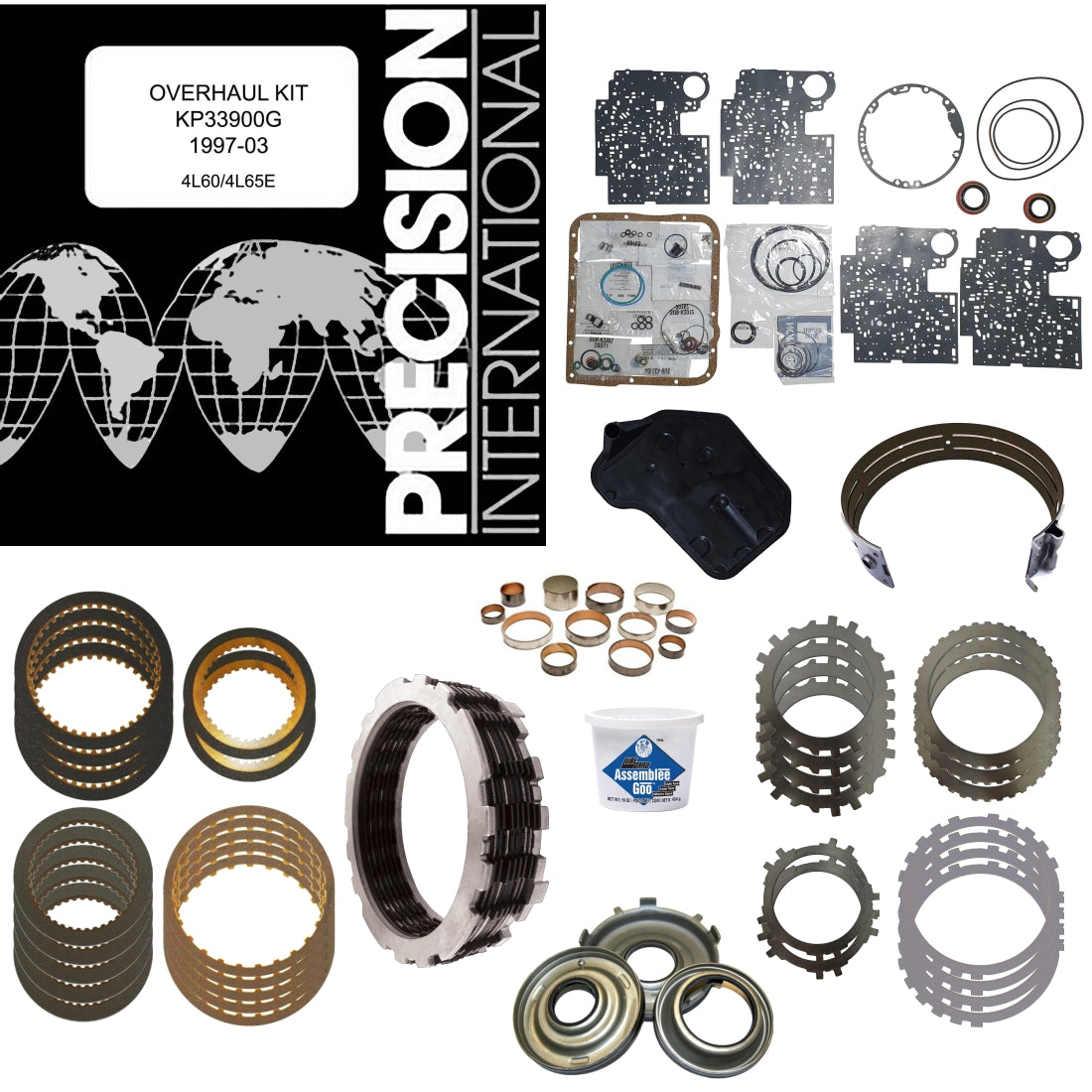 Juego reparacion 4L60E 4L65E M32 1997-2003 High energy y Zpack