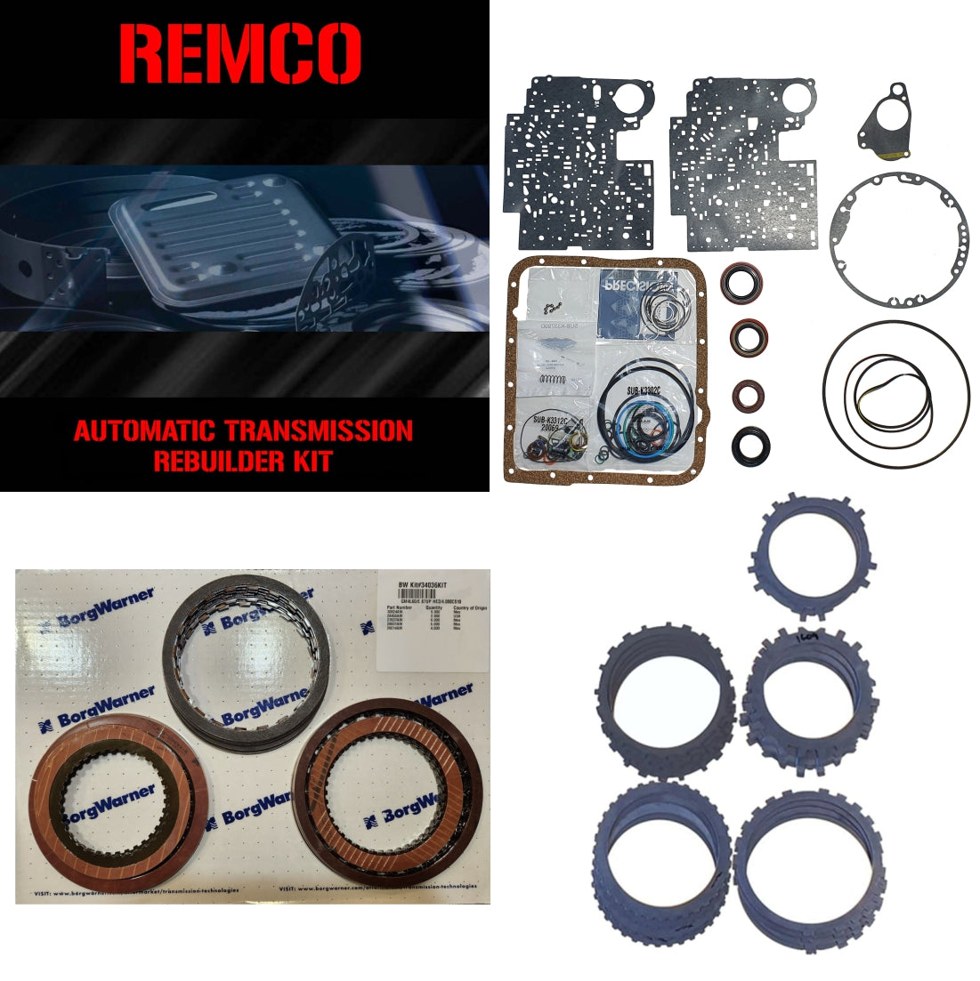 Juego reparacion 4L60E 4L65E 4L70E M70 2004-2013 Master Kit Borgwarner