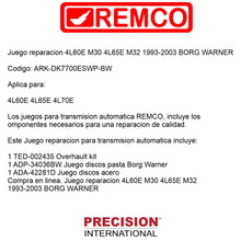 Juego reparacion 4L60E M30 4L65E M32 1993-2003 BORG WARNER