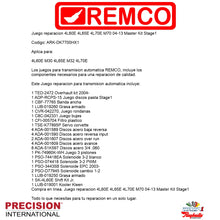 Juego reparacion 4L60E 4L65E 4L70E M70 04-13 Master Kit Stage1