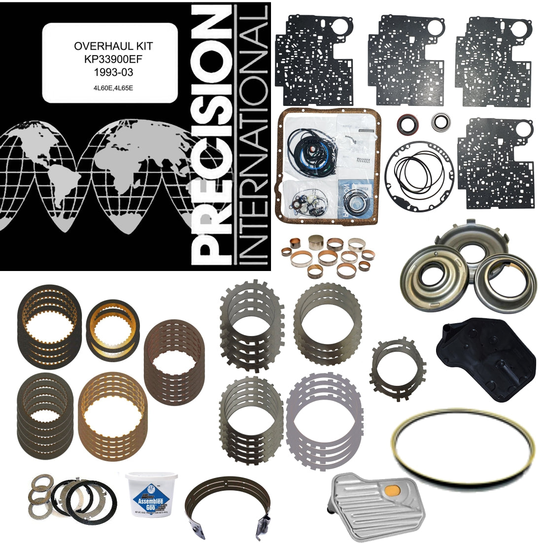 Juego reparacion 4L60E 4L65E 4L70E M70 1993-2008 Super master