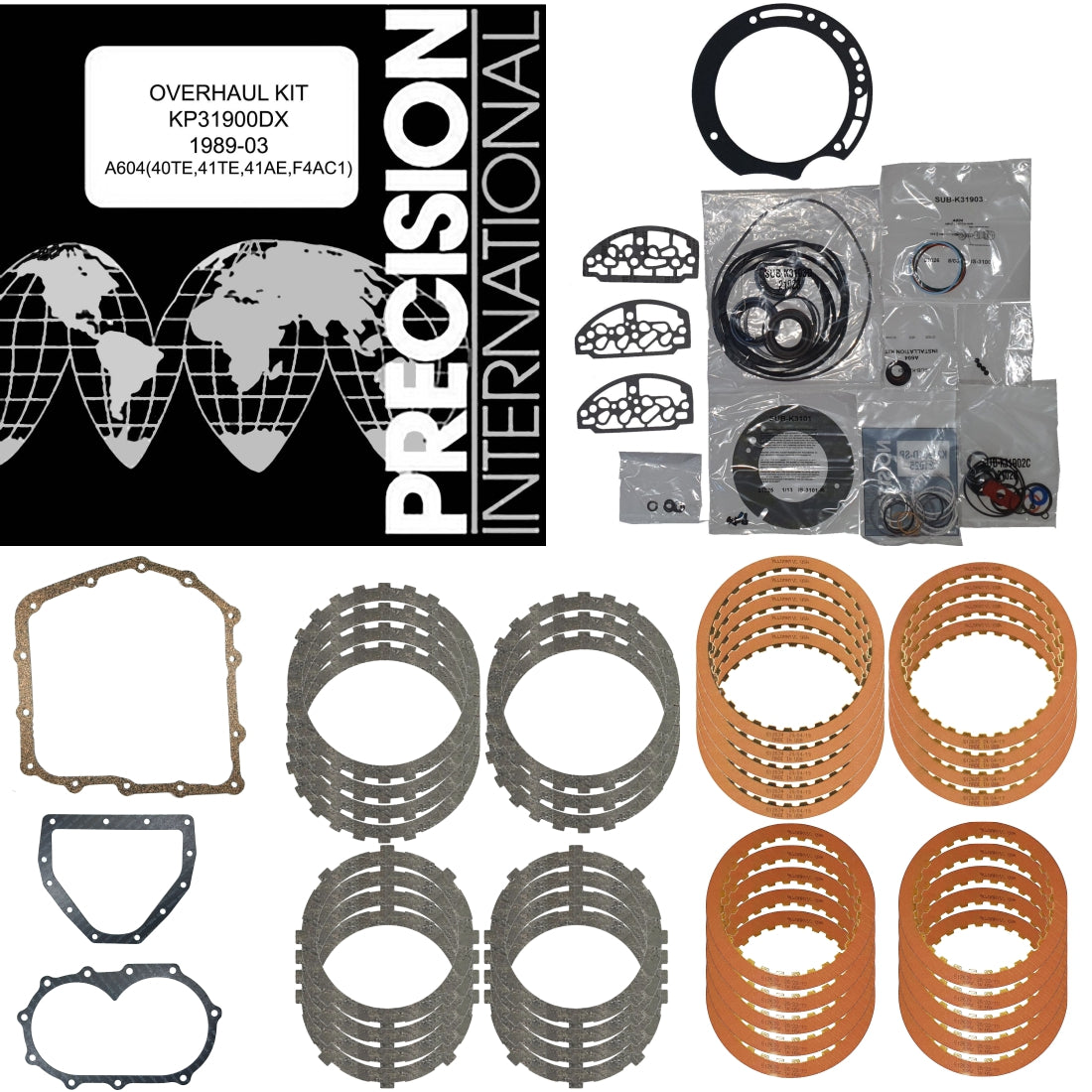 Juego reparacion A604 40TE 41TE 1989-2003 Master Kit