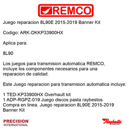 Juego reparacion 8L90E 2015 Banner Kit
