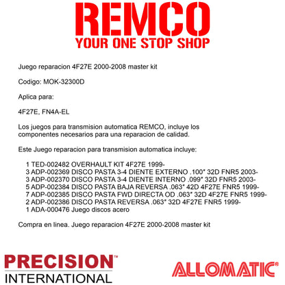 Juego reparacion 4F27E 2000-2008 banner Kit