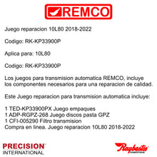Juego reparacion 10L80 2018-2022