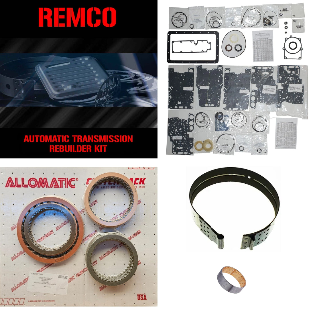 Juego reparacion basica A340H A343F A340E 1985-2000