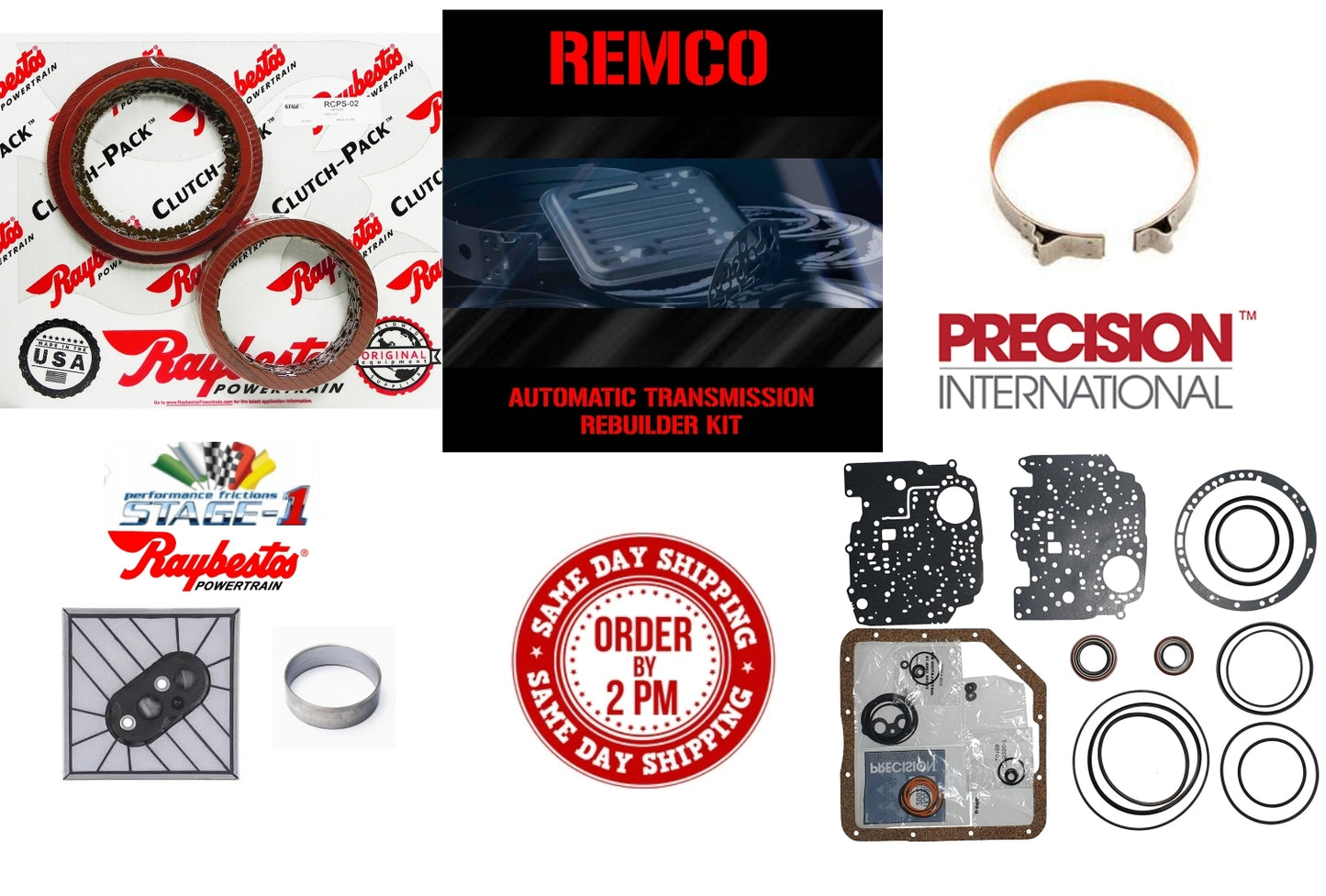 Juego reparacion basica TH350 TH250 1969-1980 Stage1