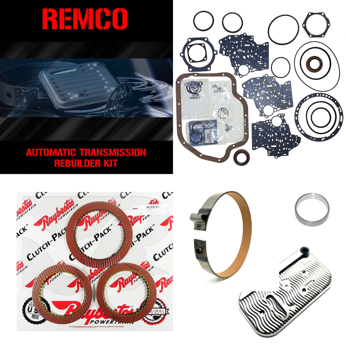 Juego reparacion basica TH400 3L80 TH425 1965-1987 Stage1