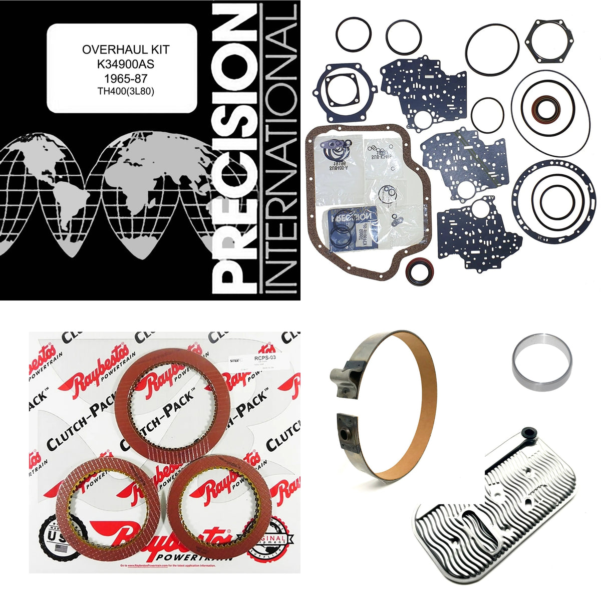 Juego reparacion basica TH400 3L80 TH425 1965-1987 Stage1