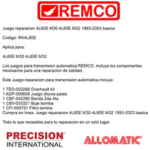Juego reparacion 4L60E M30 4L65E M32 1993-1996
